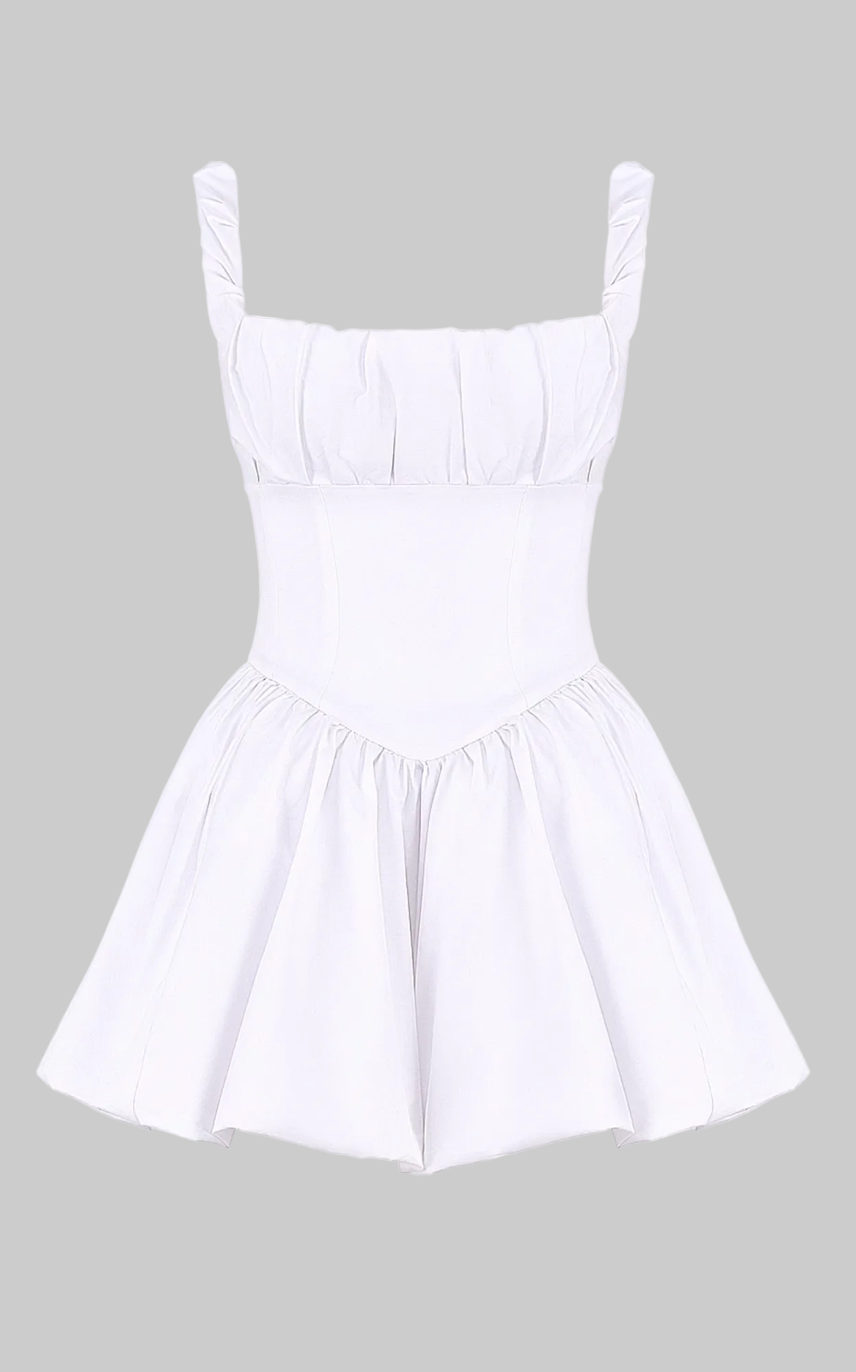 HOUSE OF CB Le Puff White Cotton Tulle Mini Dress - Size s