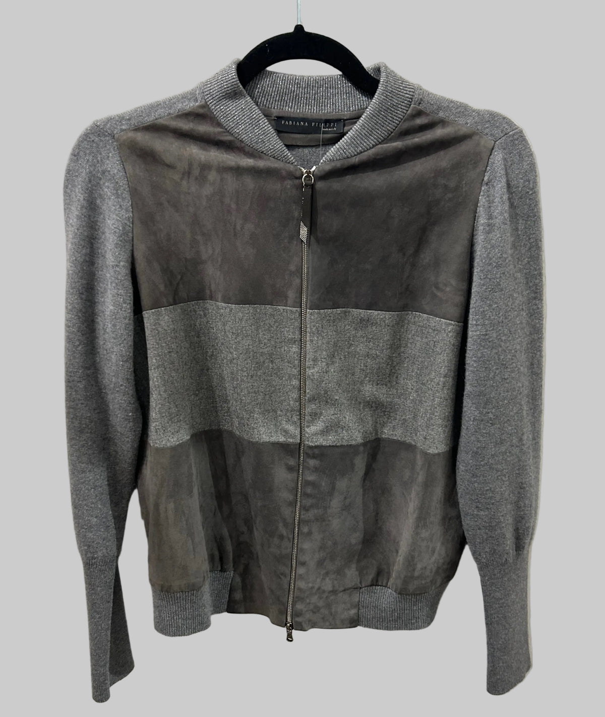 FABIANA FILIPPI Mixed Media Cardigan - Size s