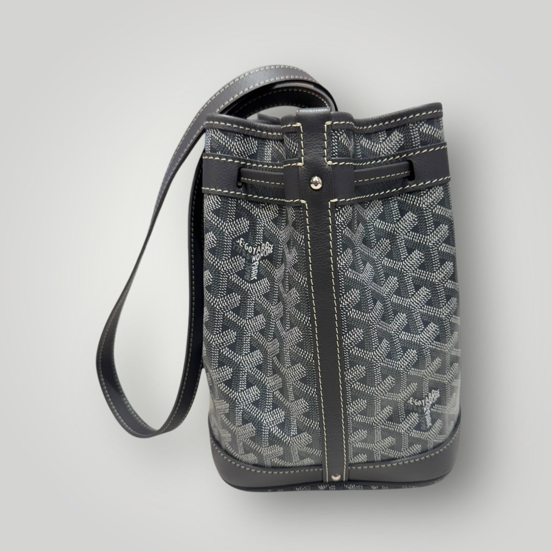 GOYARD Goyardine Petit Flot Bucket Bag