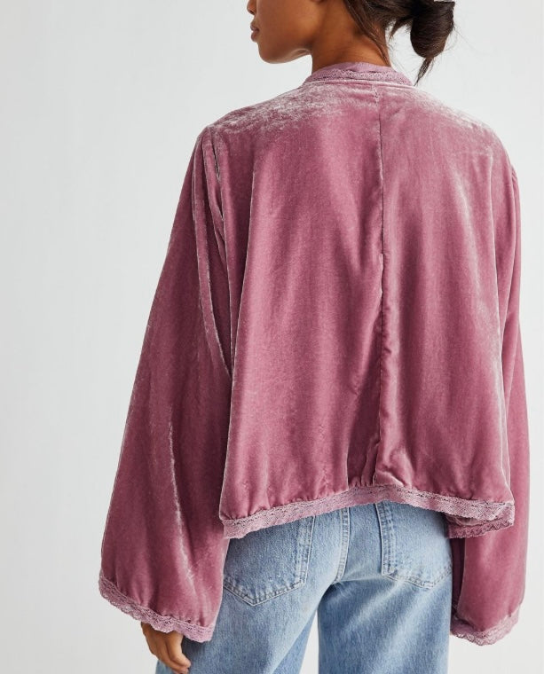 NEW* FREE PEOPLE Velvet Cardigan - Size L