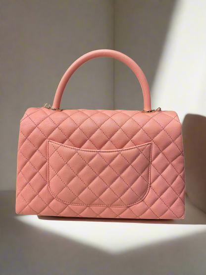 CHANEL Pink Caviar Coco Bag