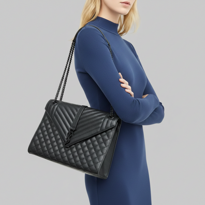 SAINT LAURENT Large Envelope Shoulder Bag