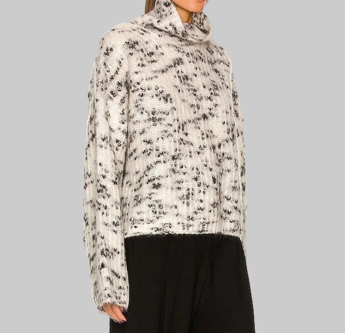 TOTEME Mohair Patterned Sweater - Size xs