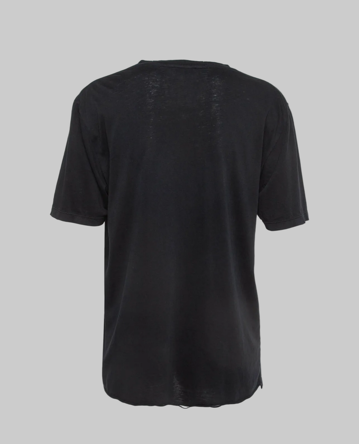 SAINT LAURENT Barbed Roses Distressed Tee - Size s