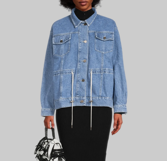 NEW* BA&SH Veste Edson Denim Jacket - Size 4
