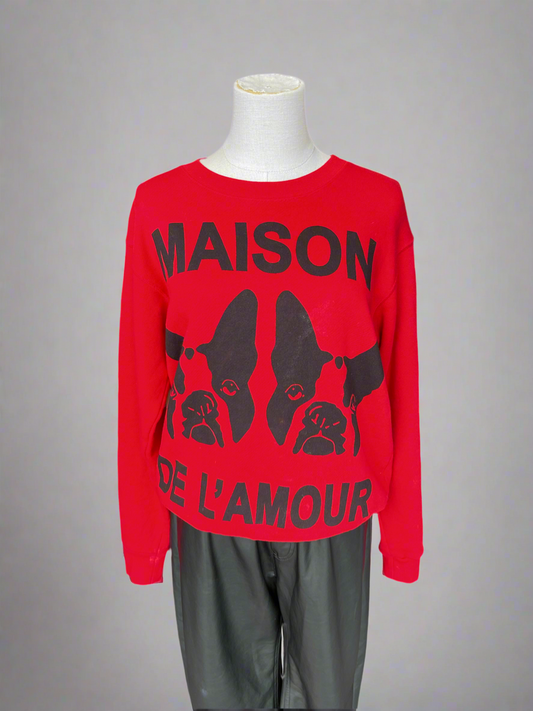 Gucci Maison De L'Amour Printed Sweater - Size xxs