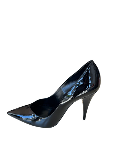 SAINT LAURENT Black KIKI 100 pumps size - 38.5