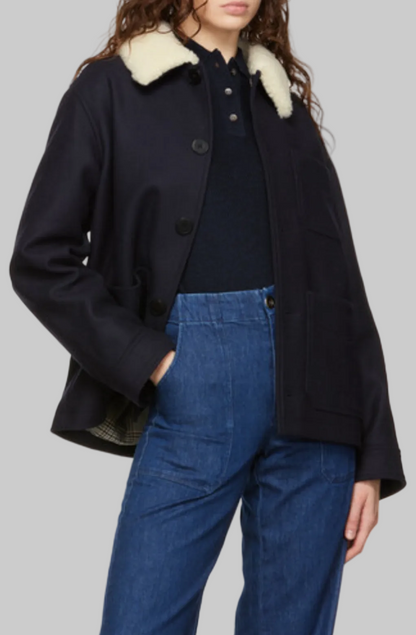 A.P.C. Navy Julia Jacket - Size 38