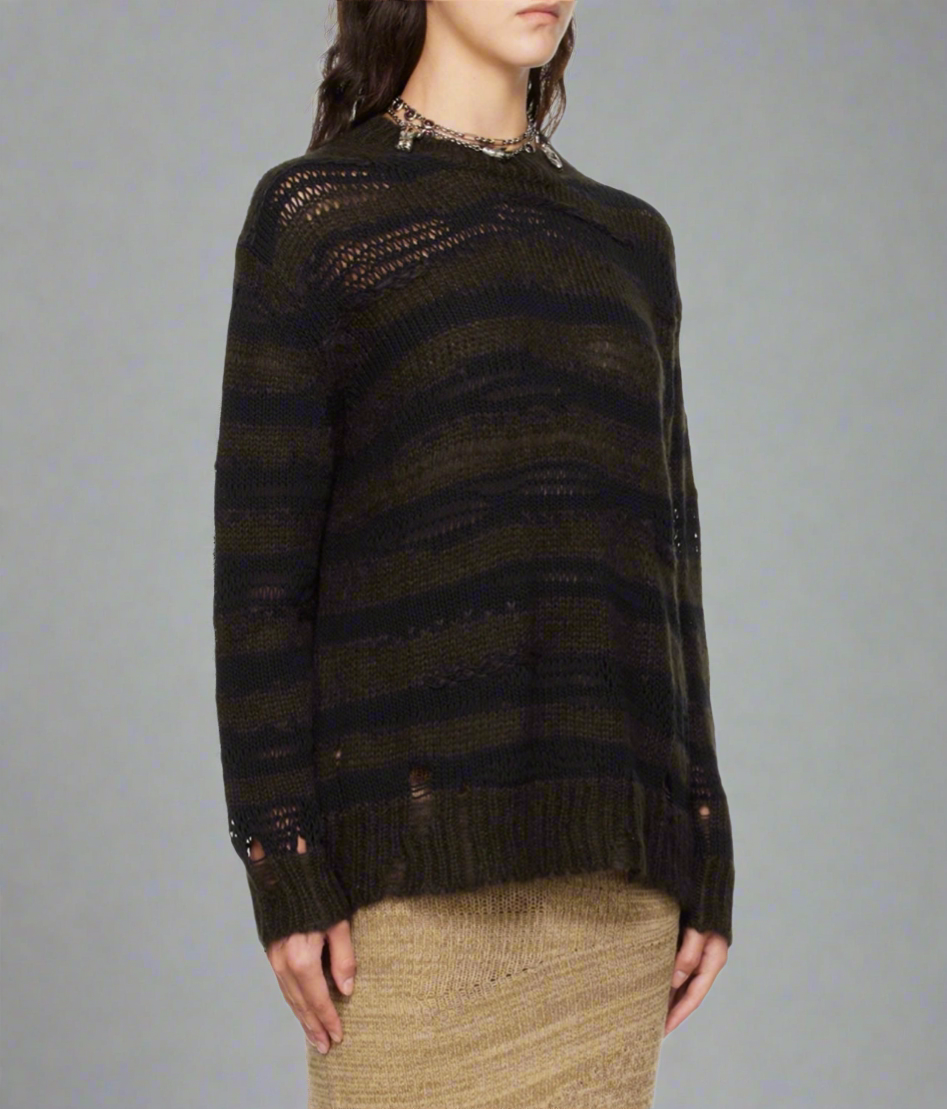 ACNE STUDIOS - Striped Knit Sweater - Size s