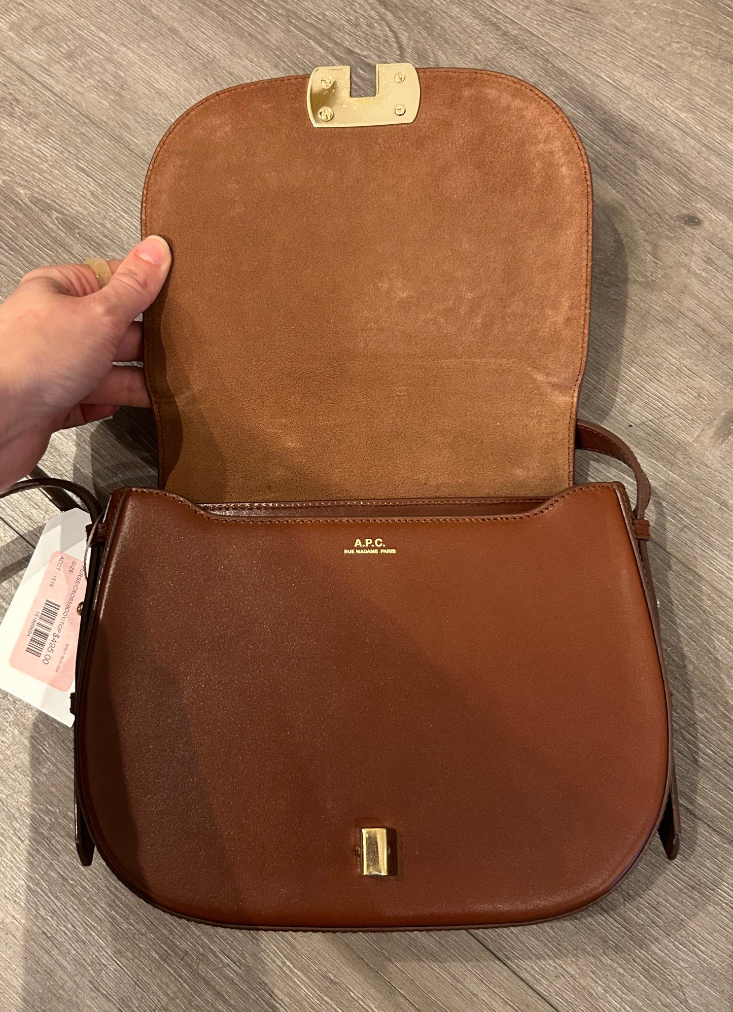 A.P.C Brown Small Eva Bag