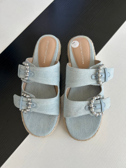 STUART WEITZMAN Toni Pearl Sandals - Size 6