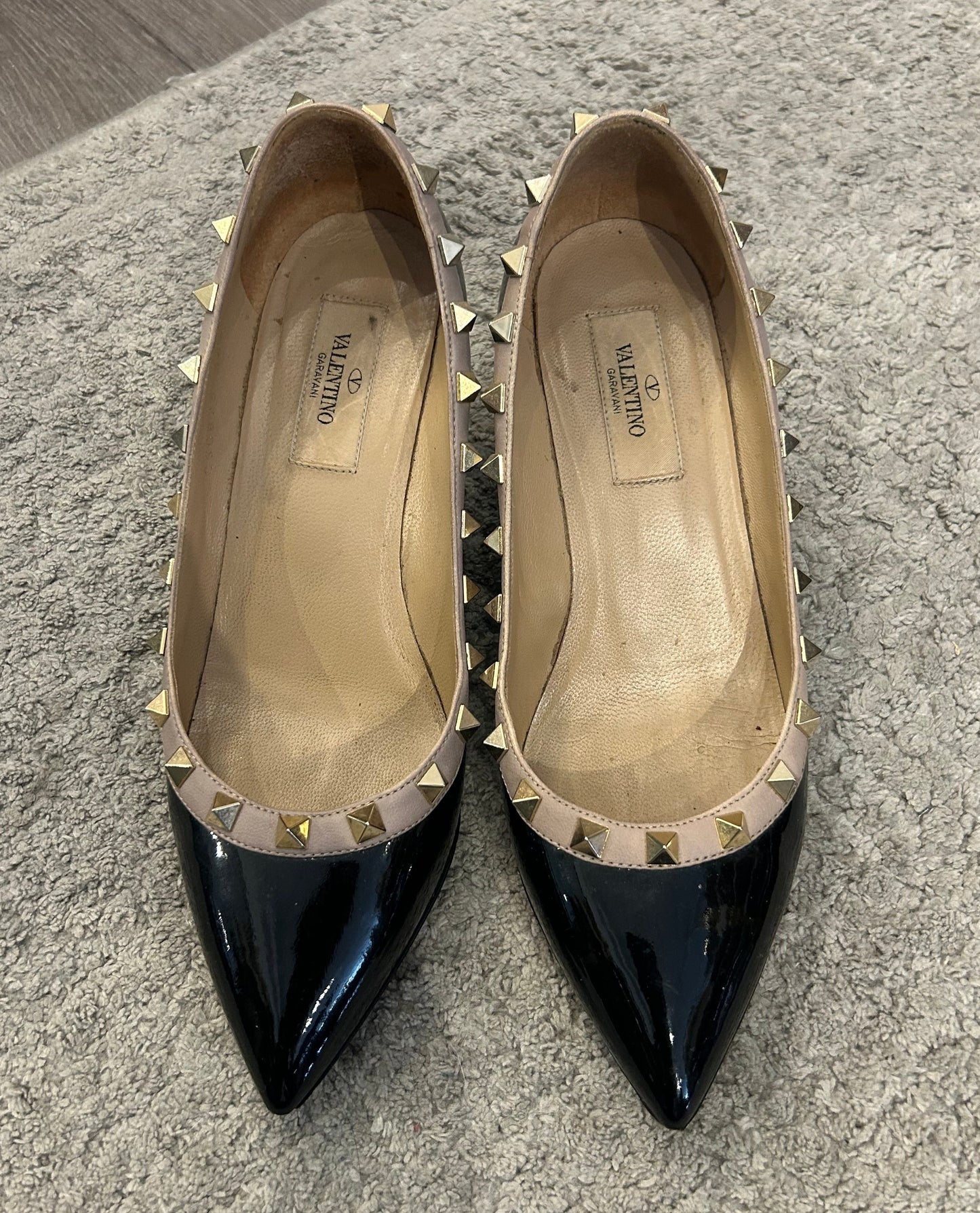 VALENTINO Rockstud Wedges Size 36.5