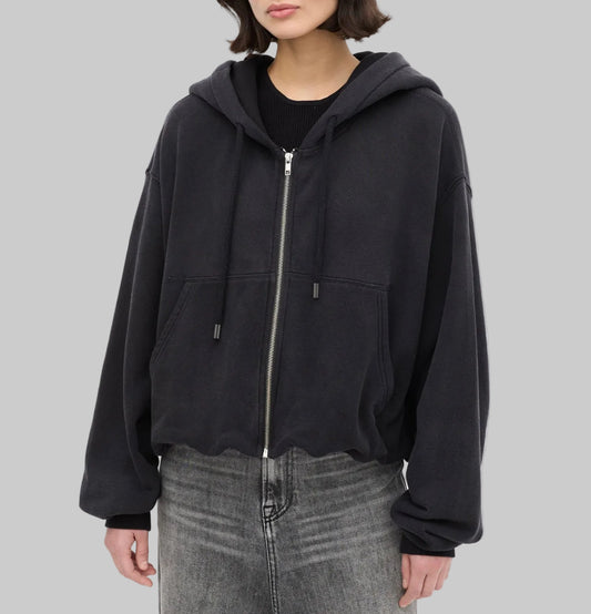 R13 Balloon Zip Up Hoodie - Size M