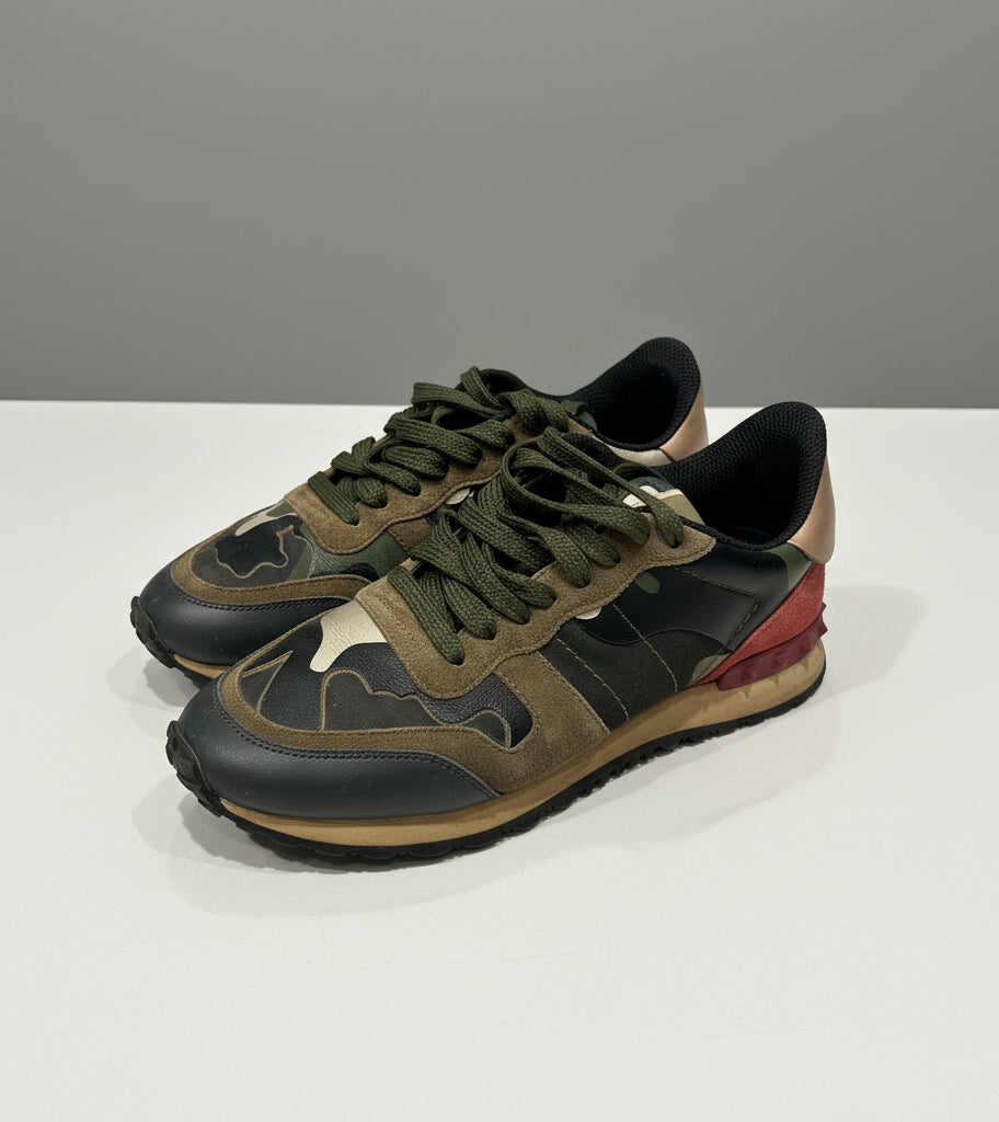 VALENTINO Camp Rockstud Sneakers - Size 38