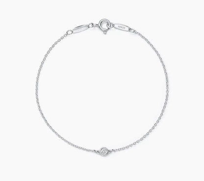 TIFFANY Diamond Bracelet Silver