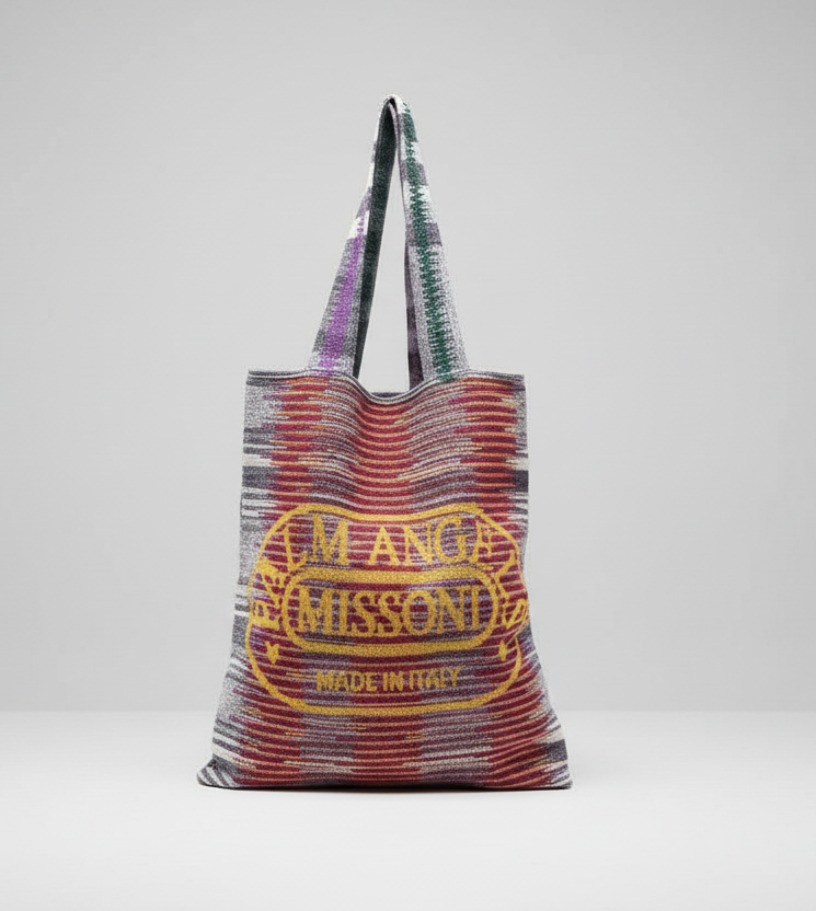 PALM ANGELS x MISSONI Knit Shopper Tote
