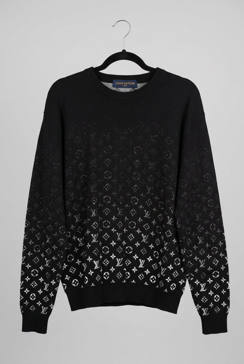 LOUIS VUITTON Gradient Monogram sweater - Size XL