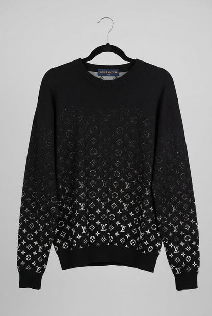 LOUIS VUITTON Gradient Monogram sweater - Size XL