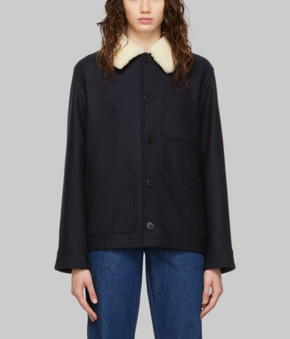 A.P.C. Navy Julia Jacket - Size 38