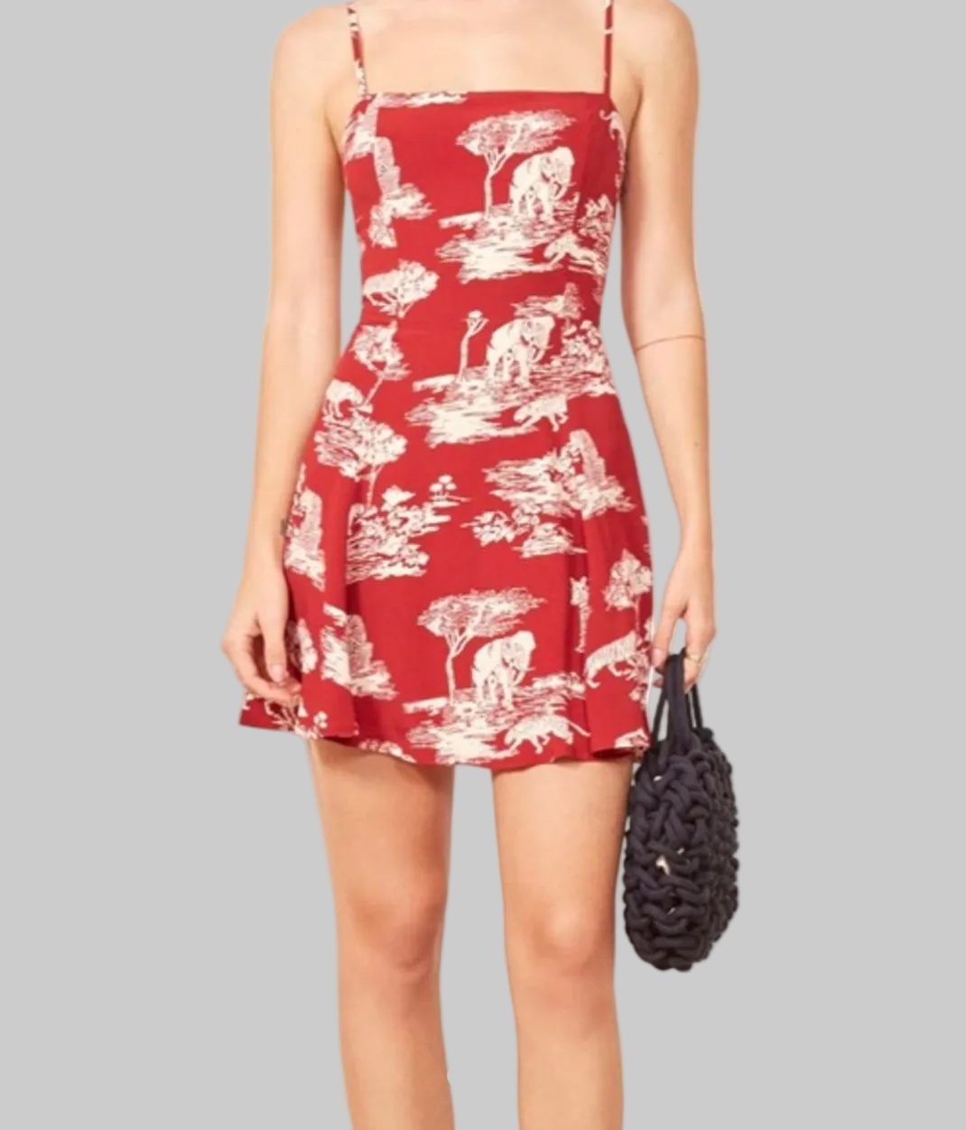 REFORMATION Kendall Dress in Nairobi - Size 10