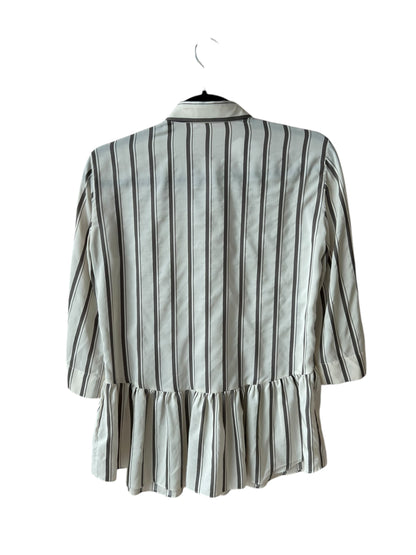 BRUNELLO CUCINELLI Striped Blouse - Size xxs