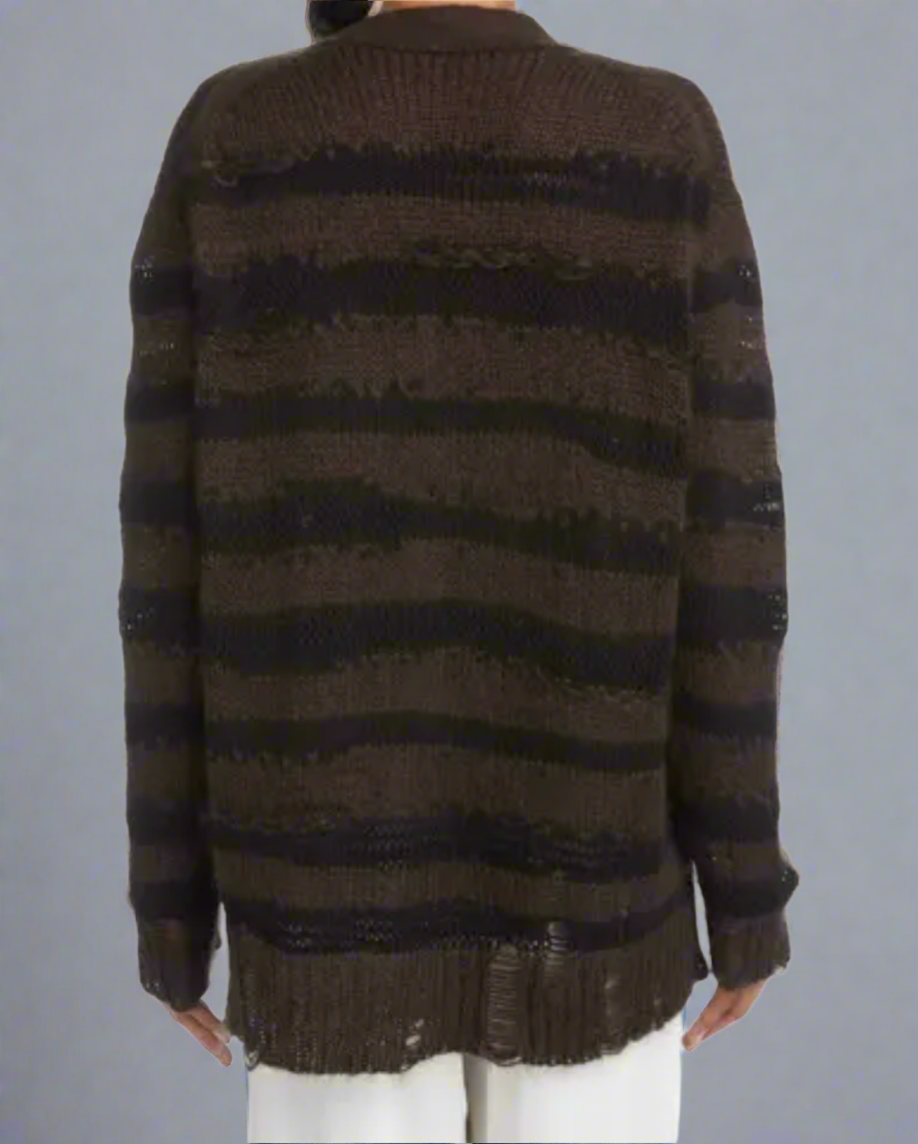 ACNE STUDIOS - Striped Knit Sweater - Size s