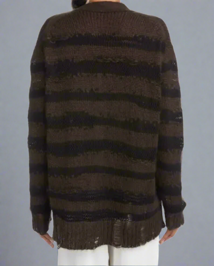 ACNE STUDIOS - Striped Knit Sweater - Size s