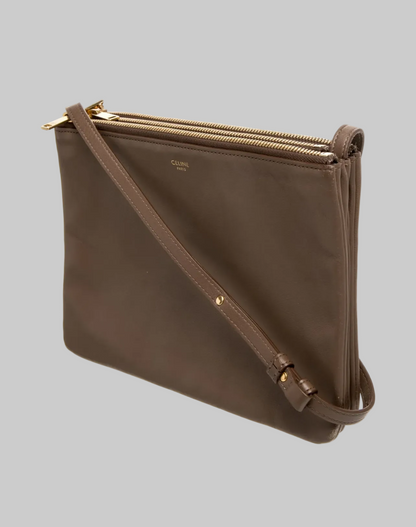 CÉLINE Brown Leather Trio