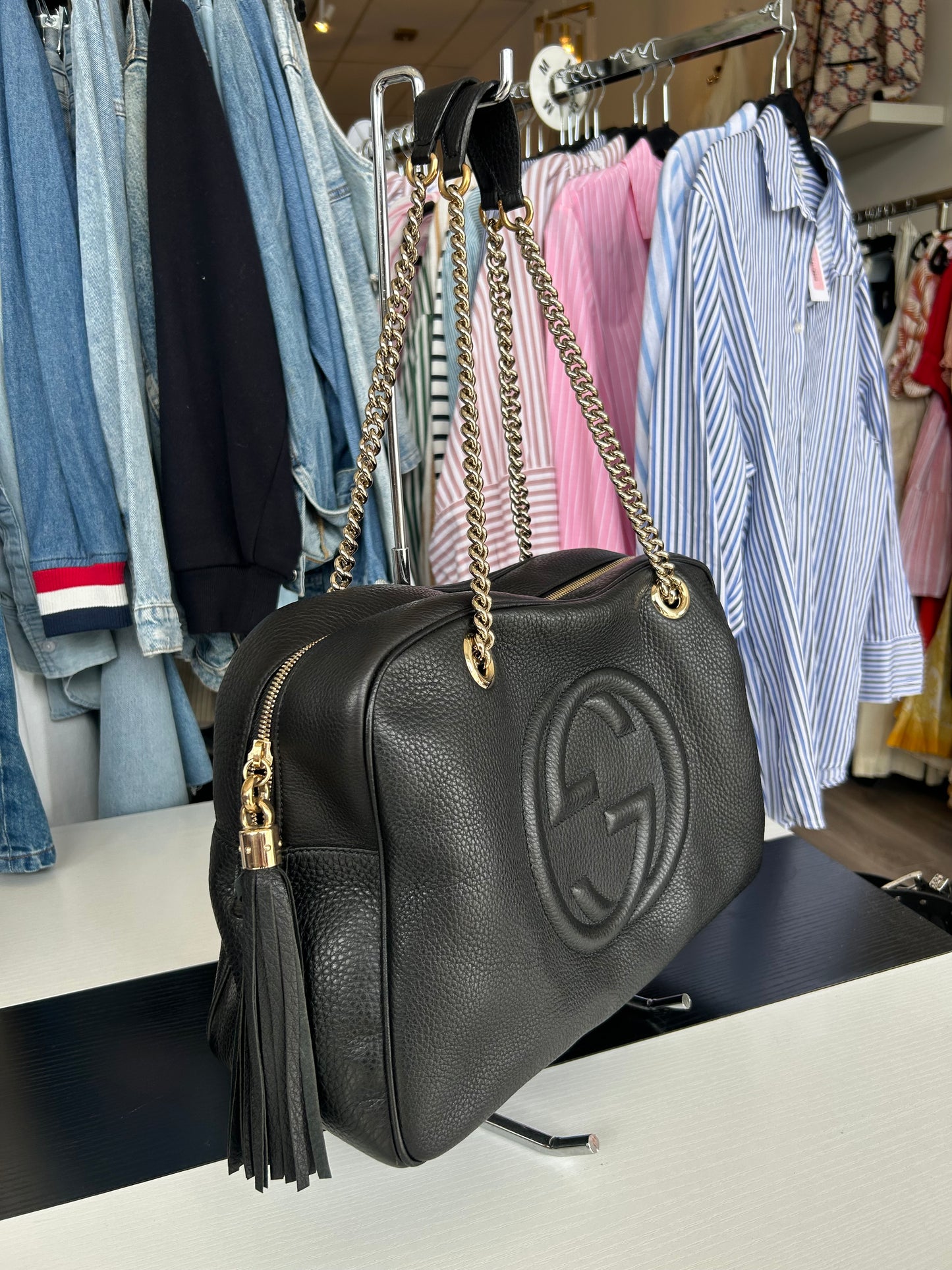 GUCCI SoHo Leather Shoulder Bag