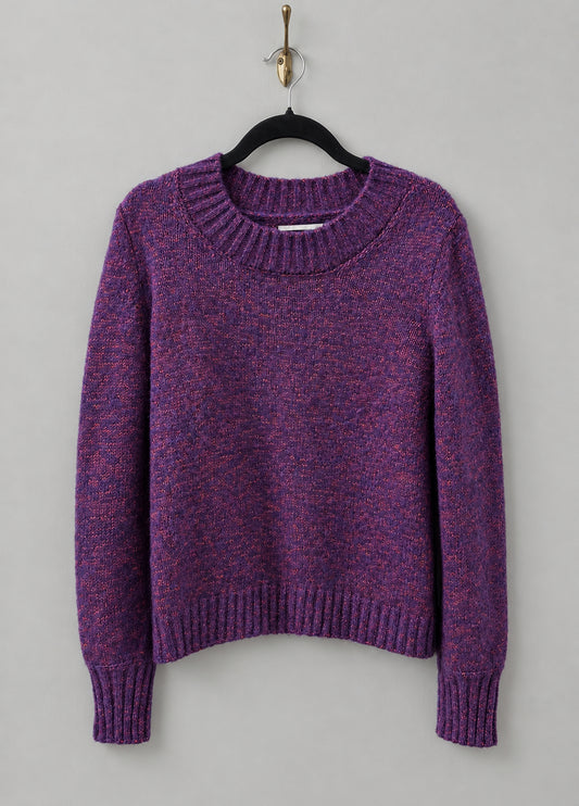 XIRENA Puff Sleeve Crew Neck Sweater - Size M