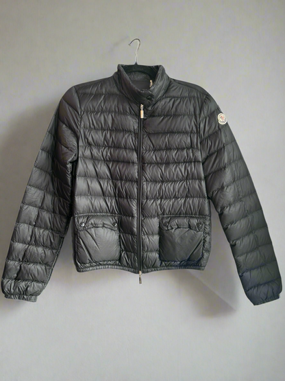 MONCLER Black Down Jacket - Size 2