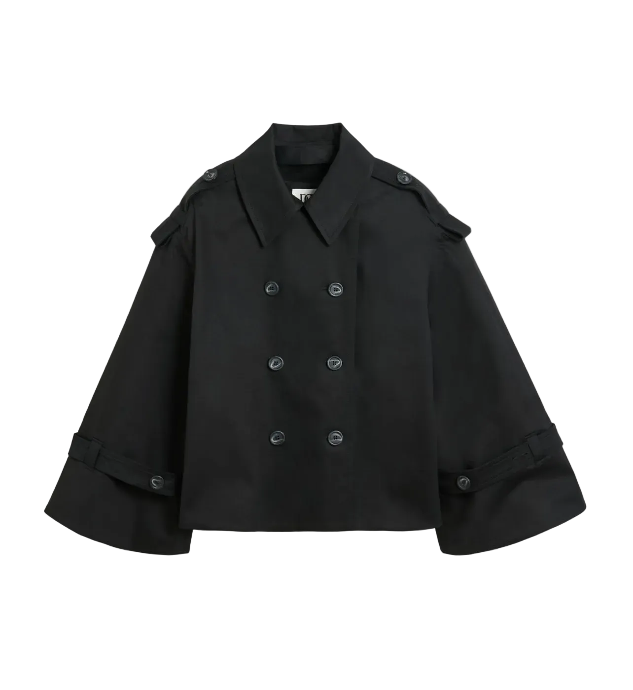 NEW* MALENE BIRGER Alisandra Trench Black - Size 38