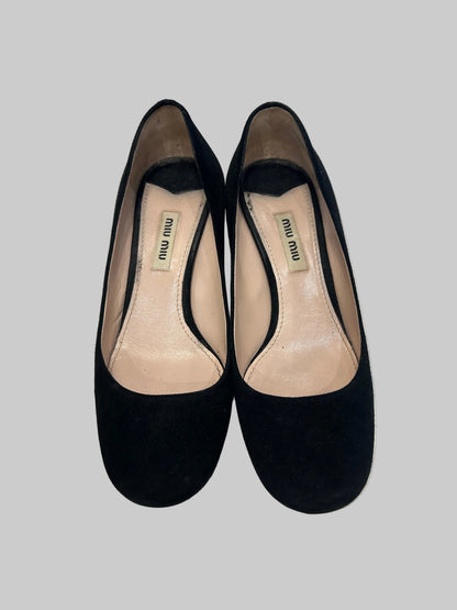 MIU MIU Crystal Heels - Size 36