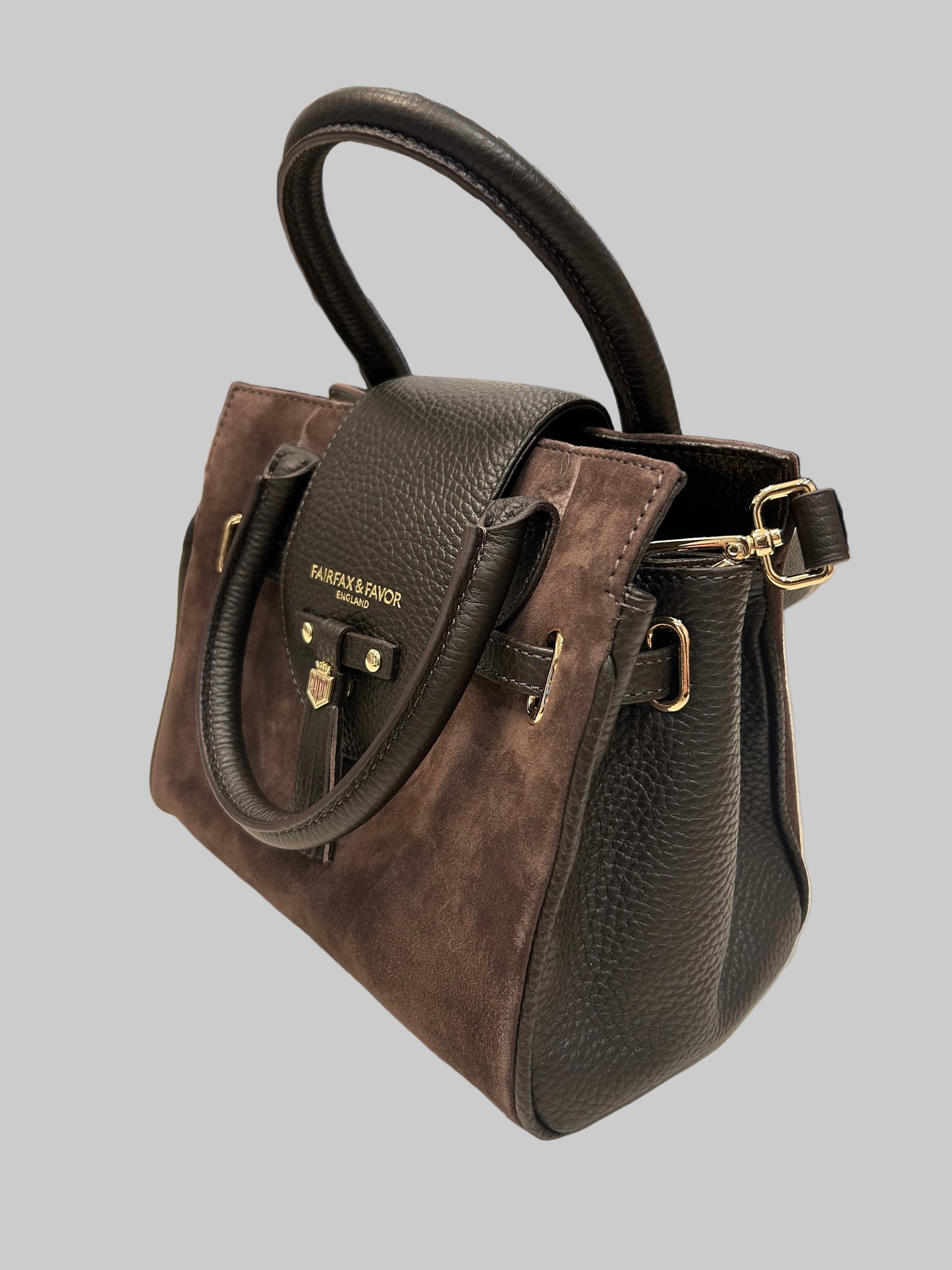 FAIRFAX FAVOR Windsor Chocolate Mini Handbag