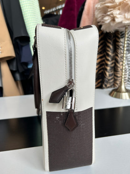 LOUIS VUITTON Sequin Veau Dakota Damier Optic Cuir GM