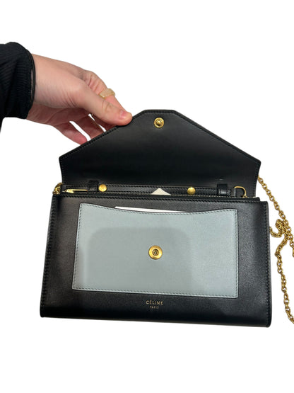 CÉLINE Colour Block Wallet On Chain