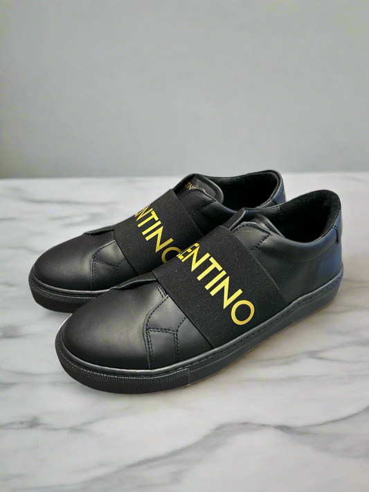 MARIO VALENTINO Logo Slip-ons - Size 40