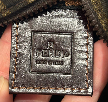 FENDI Fabric FF Mini Cosmetic Bag
