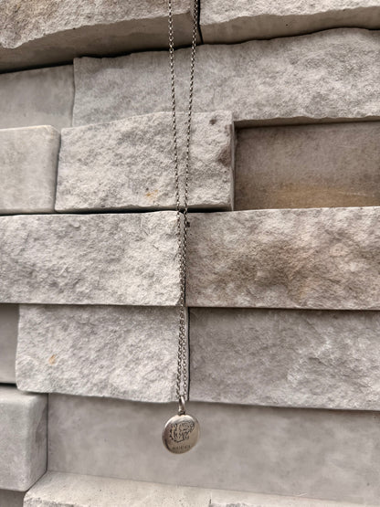 GUCCI Engraved Tiger Pendent on Chain