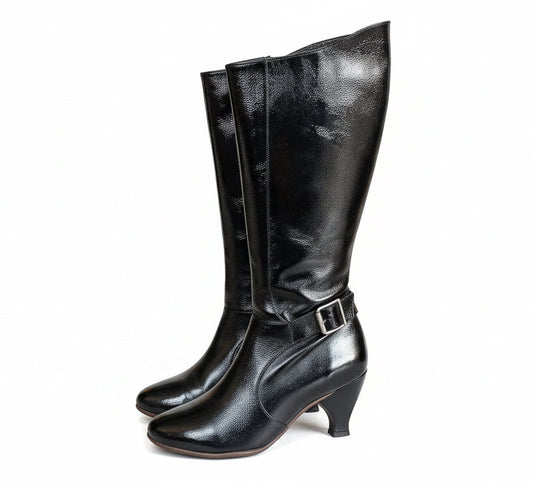 JOHN FLUEVOG Blind Faith Boots Black - Size 8.5