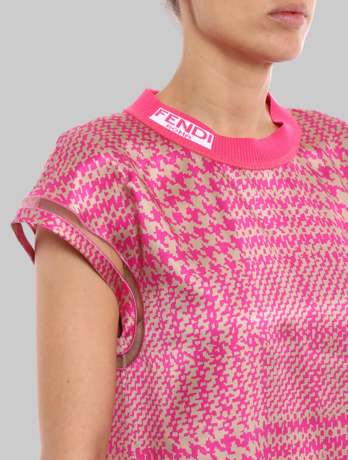 FENDI Silk patterned Blouse - Size S