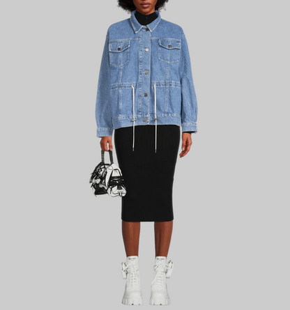 NEW* BA&SH Veste Edson Denim Jacket - Size 4