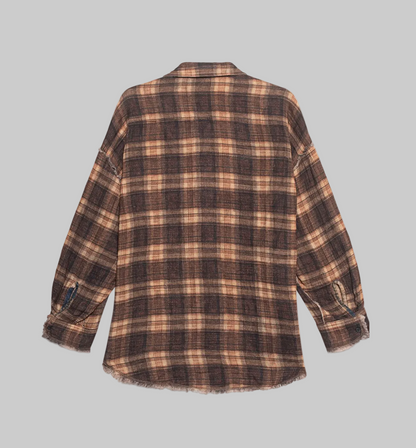 R13 Reversible Plaid/Floral Button Up - Size xs