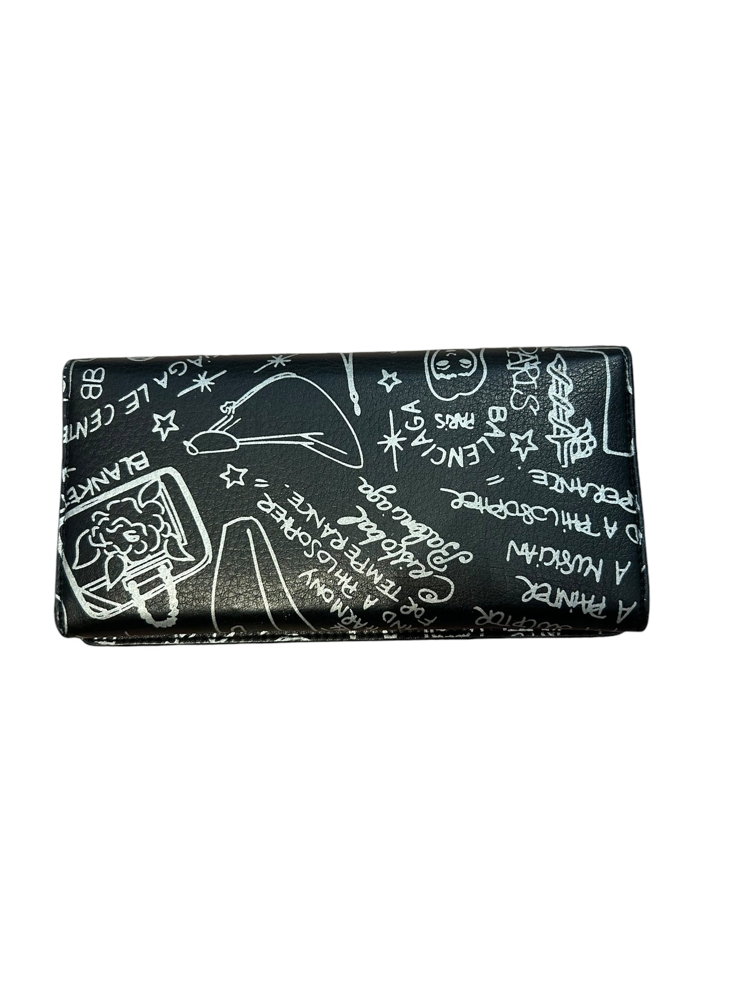 New* BALENCIAGA Graffiti Continental Wallet