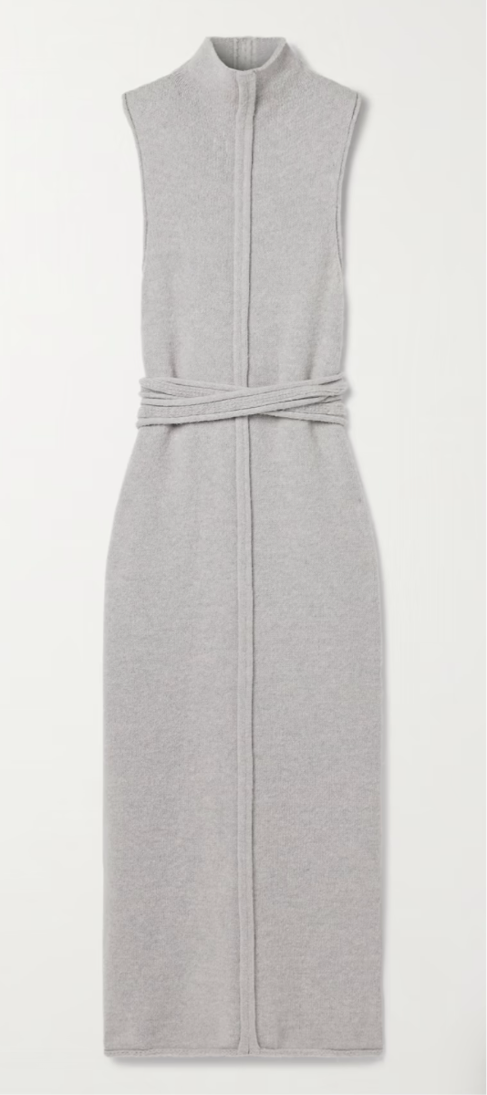 New* PROENZA SCHOULER WHITE LABEL Zola Belted Knit Midi Dress - Size M