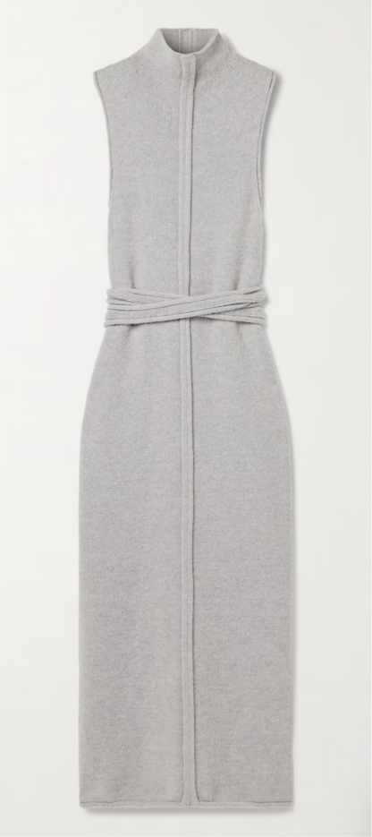 New* PROENZA SCHOULER WHITE LABEL Zola Belted Knit Midi Dress - Size M