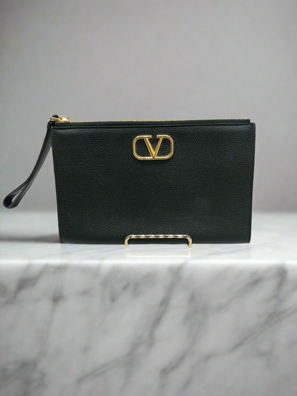 VALENTINO V Logo Wristlet