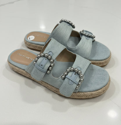 STUART WEITZMAN Toni Pearl Sandals - Size 6