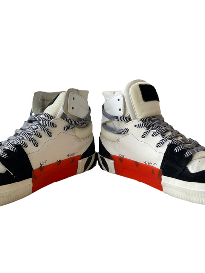 Off White High Top Vulcanized Leather - Size 43