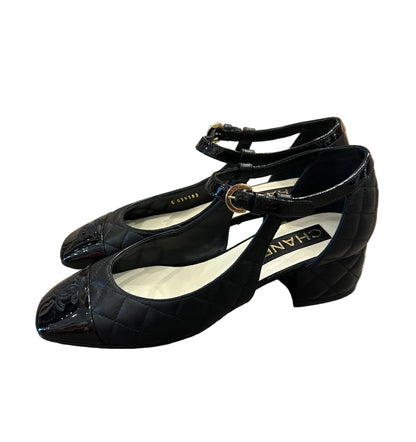 CHANEL Quilted Slingback’s - Size 38